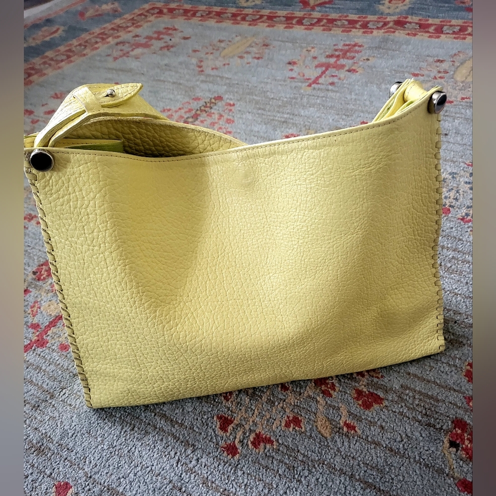 Cecconi Piero Yellow Leather Women's Bag
